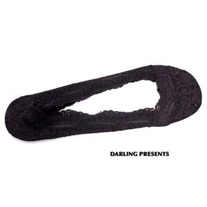 Lace Stay In Place Socks Women Color Black Size OS